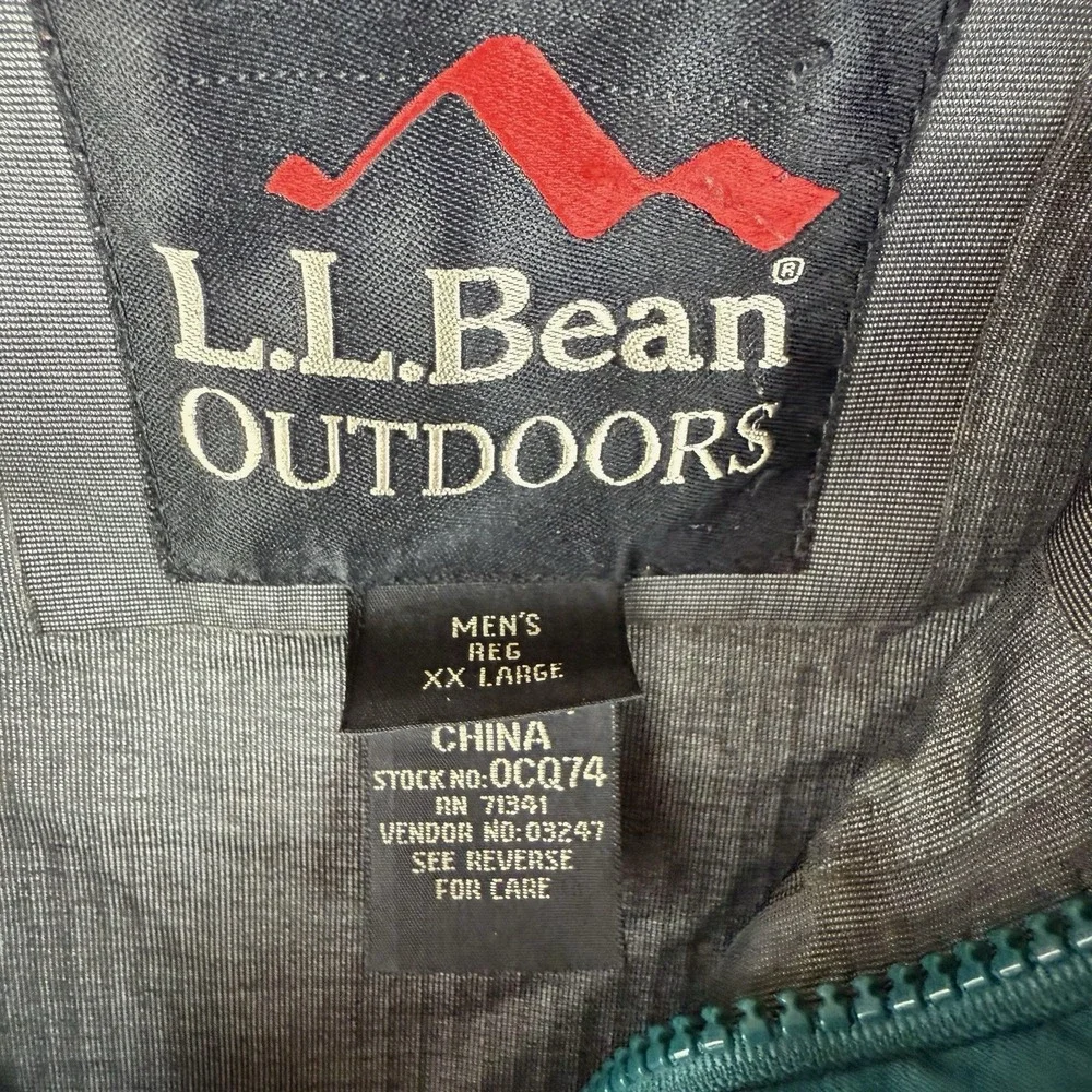 L.L. Bean note before
